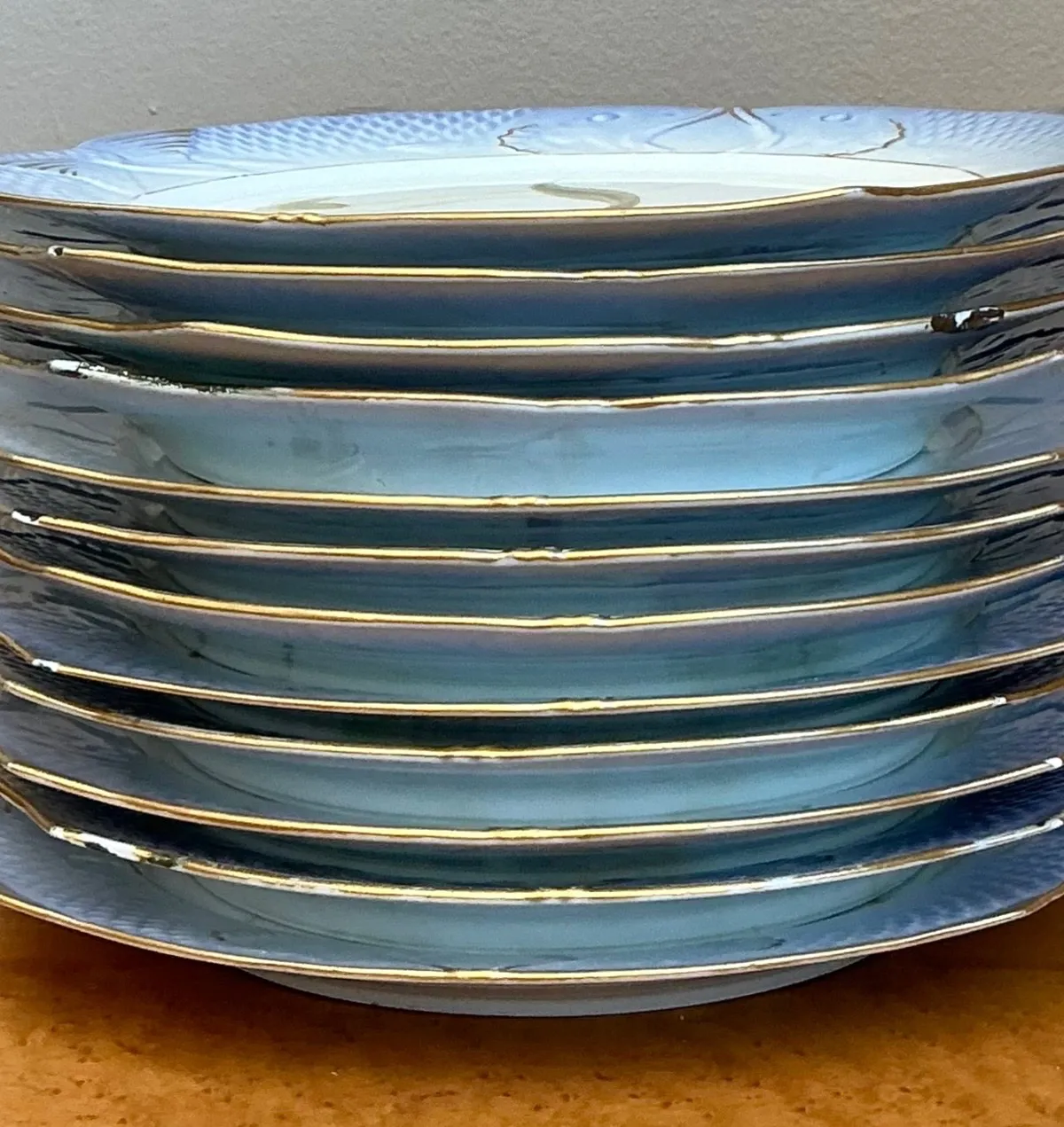 Vintage Royal Copenhagen Ichthyological Porcelain Plates - Set of 12 — additional photo 6
