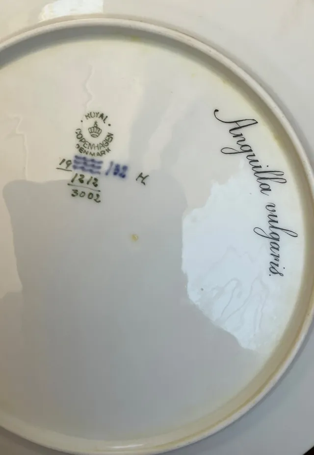 Vintage Royal Copenhagen Ichthyological Porcelain Plates - Set of 12 — additional photo 3
