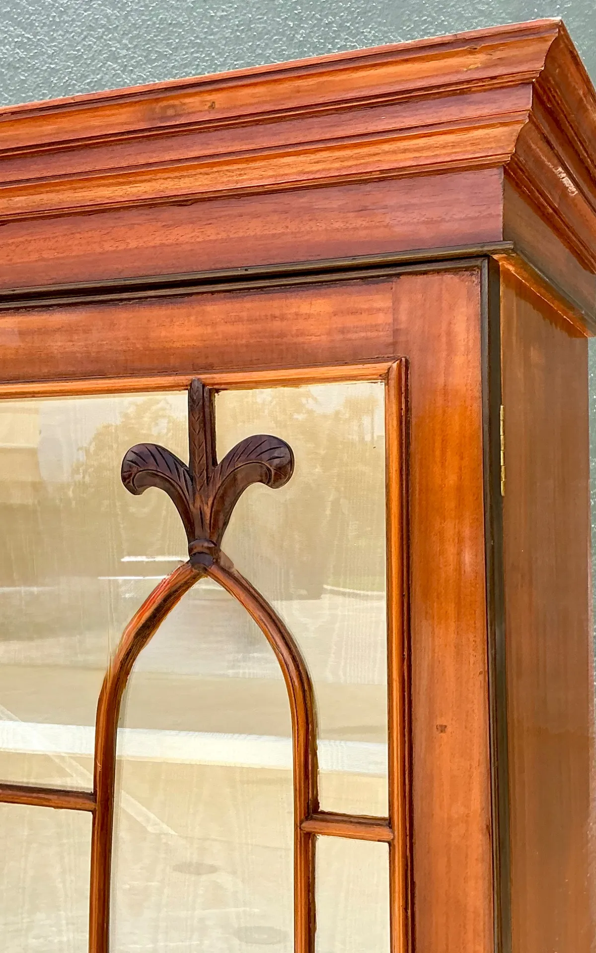 Vintage Mahogany Glass Display Cabinet