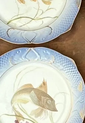 Vintage Royal Copenhagen Ichthyological Porcelain Fish Bowl - Set Of 8; — additional photo 6
