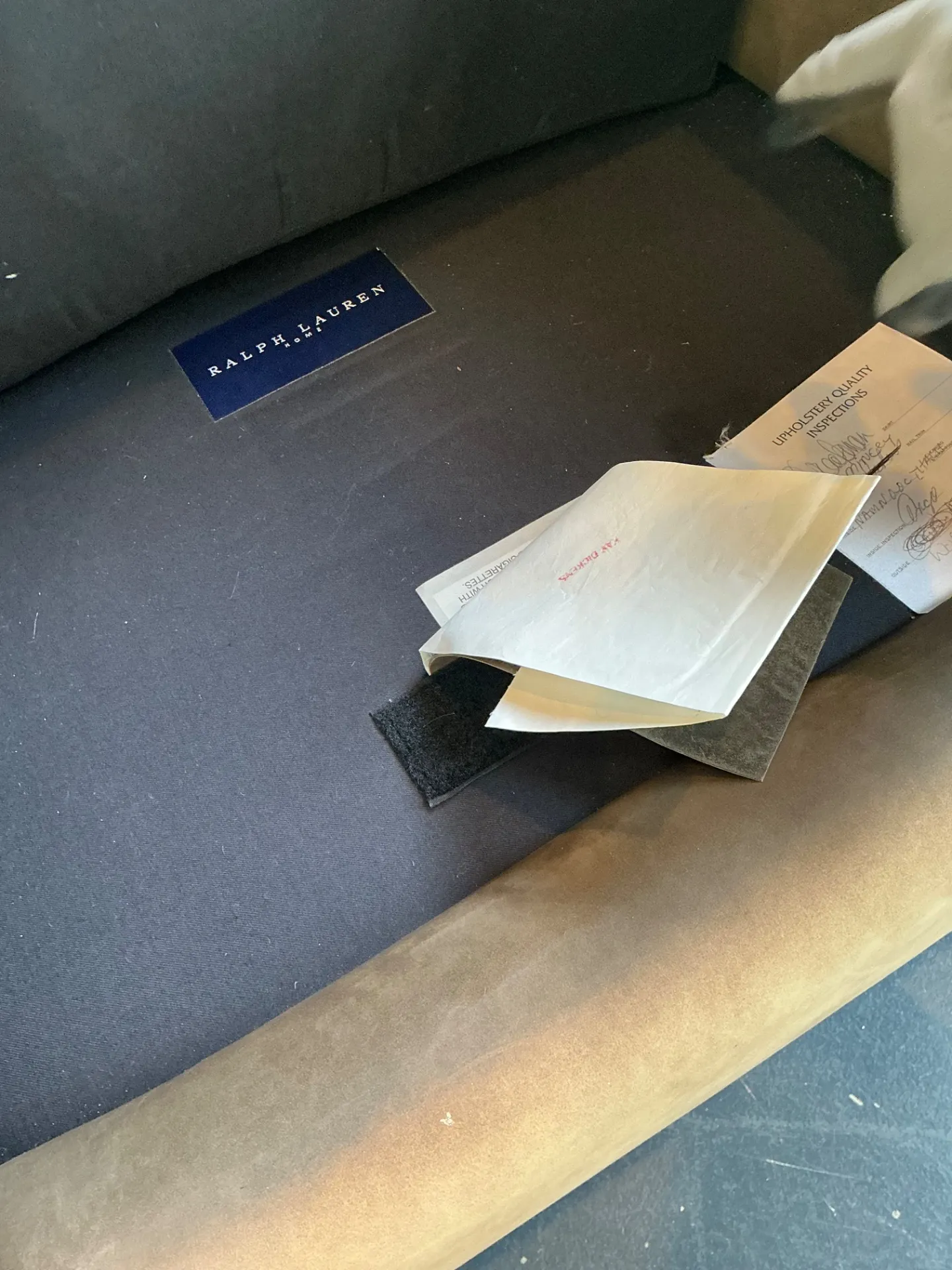 Vintage Ralph Lauren “Grant” Suede Club Chair — additional photo 2