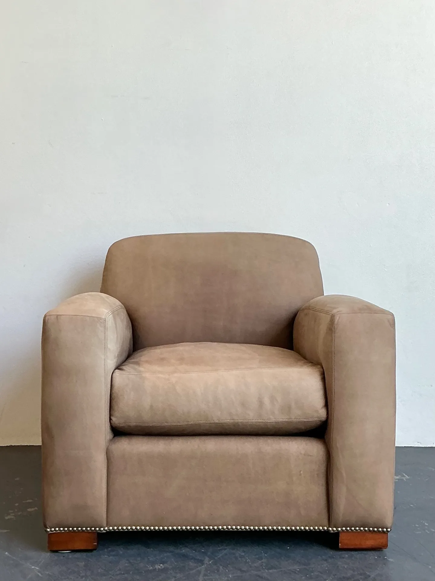 Vintage Ralph Lauren “Grant” Suede Club Chair — additional photo 4
