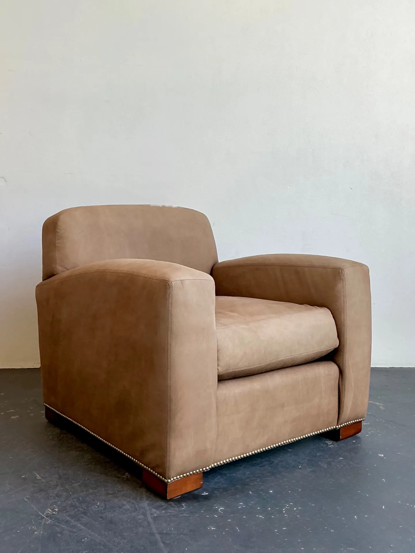 Vintage Ralph Lauren “Grant” Suede Club Chair — additional photo 8