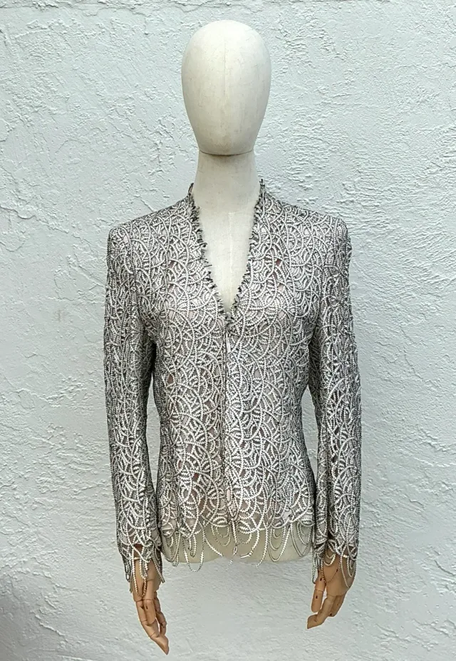 Vintage Akris Textured Woven Jacket — additional photo 1