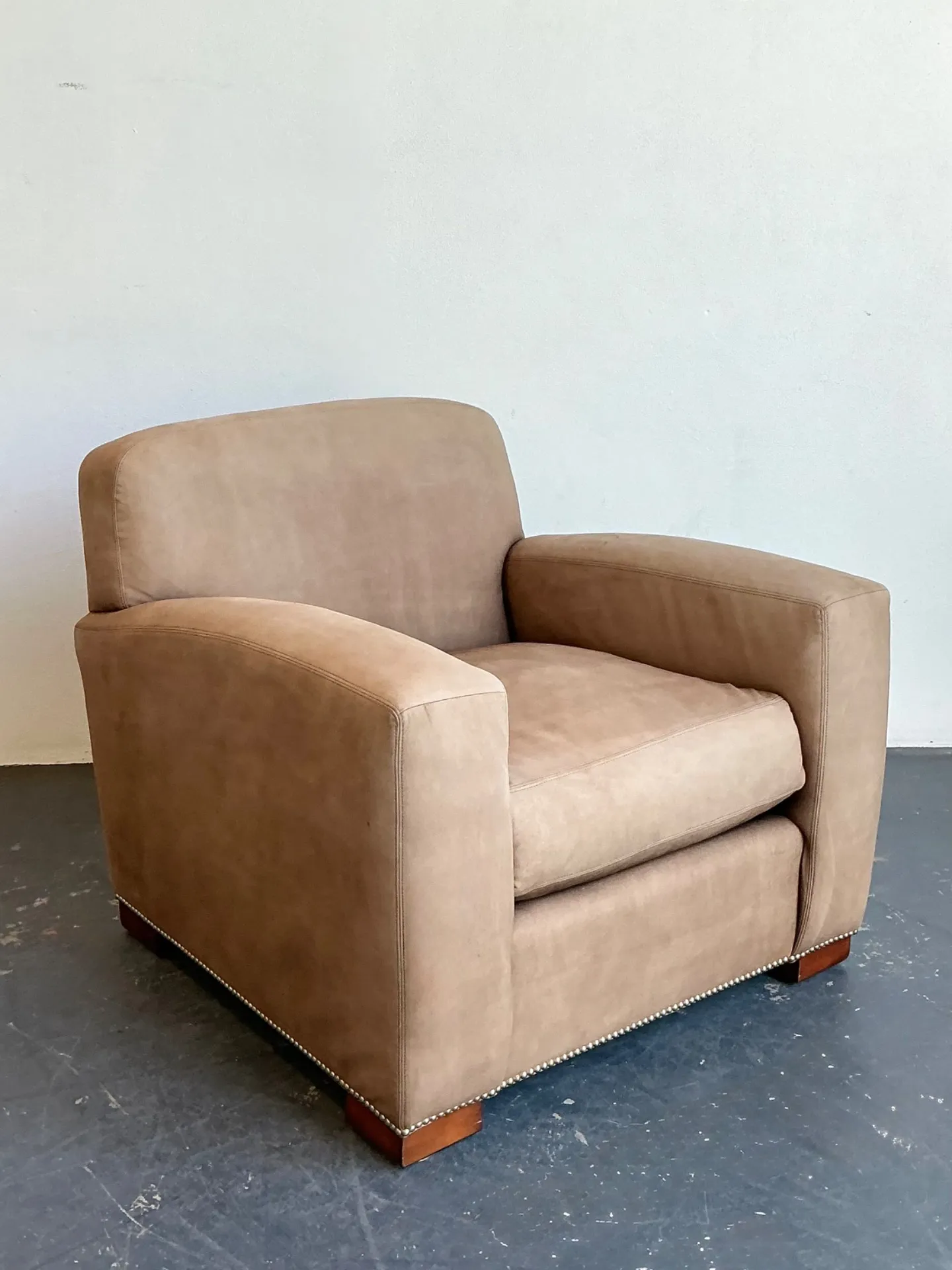 Vintage Ralph Lauren “Grant” Suede Club Chair — additional photo 3