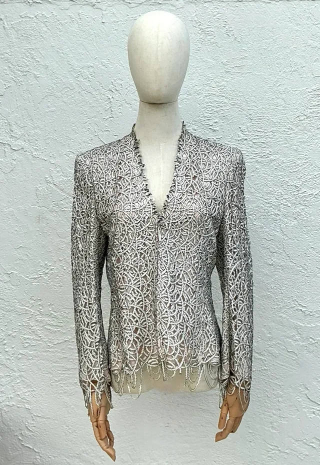 Vintage Akris Textured Woven Jacket — additional photo 7