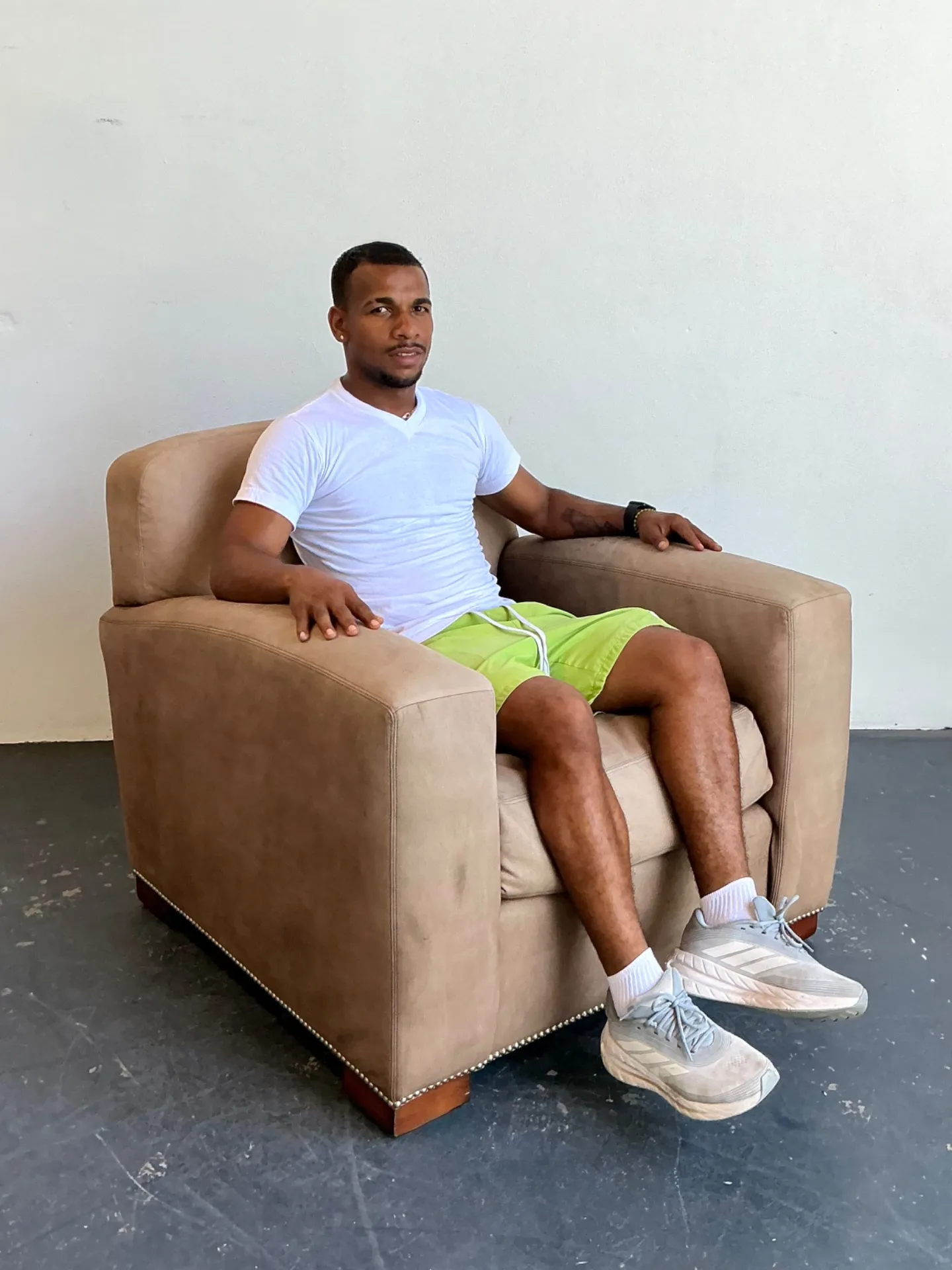 Vintage Ralph Lauren “Grant” Suede Club Chair — additional photo 1