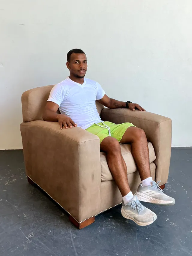 Vintage Ralph Lauren “Grant” Suede Club Chair — additional photo 1