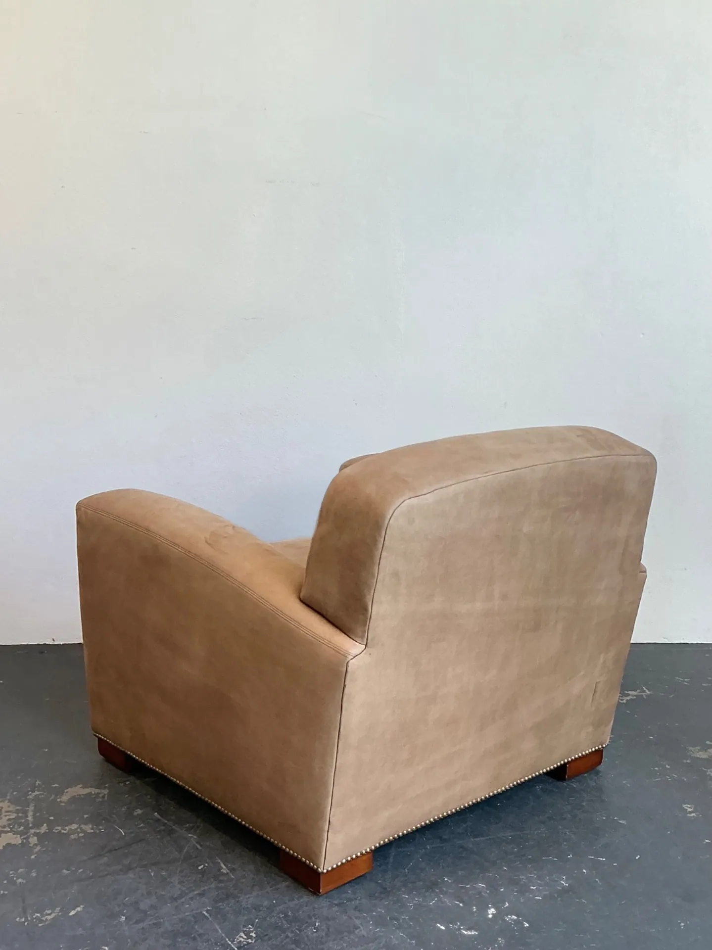 Vintage Ralph Lauren “Grant” Suede Club Chair — additional photo 7