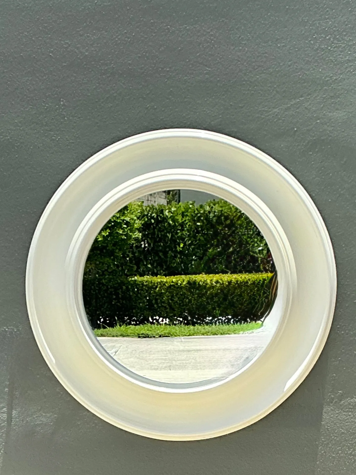 Vintage Round White Wall Mirror — additional photo 6