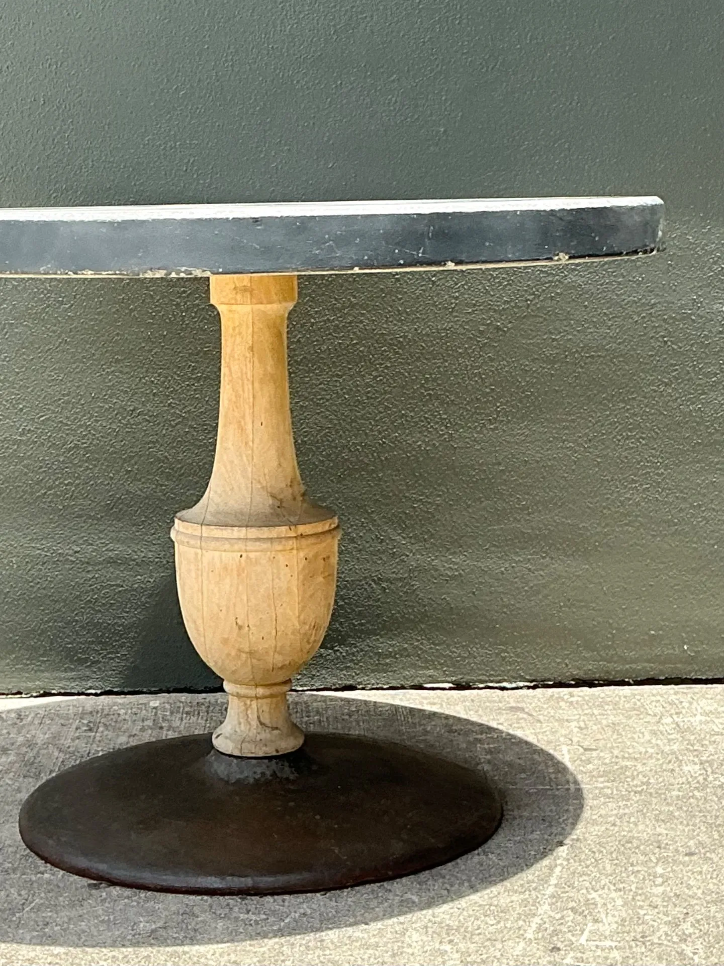 Vintage Boho Patinated Cafe Table — additional photo 6