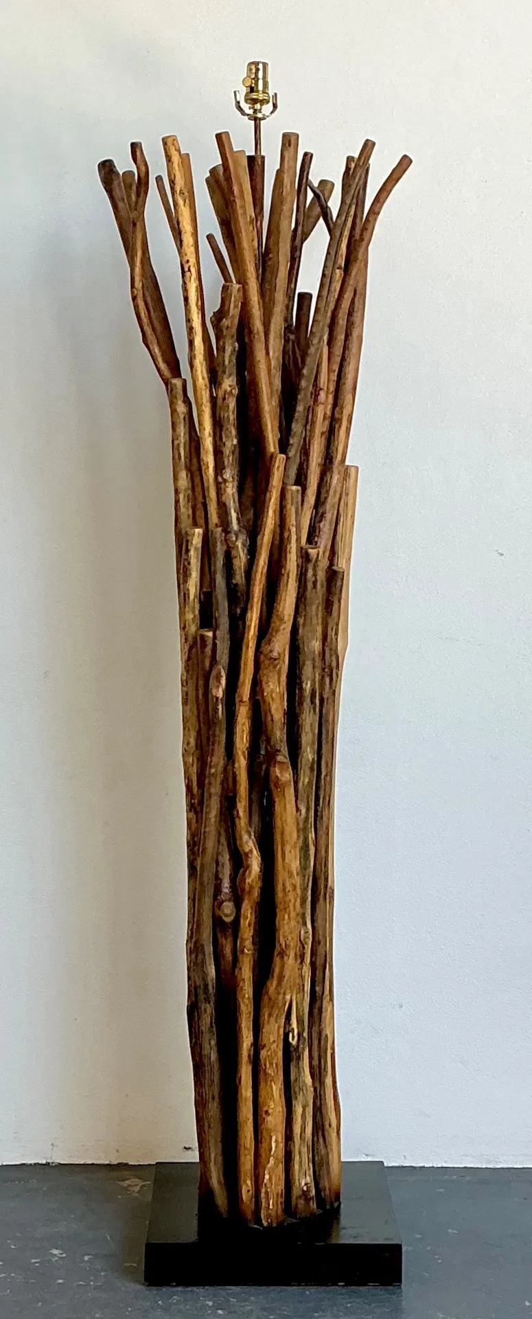 Vintage Palecek Natural Branch Floor Lamp — additional photo 2