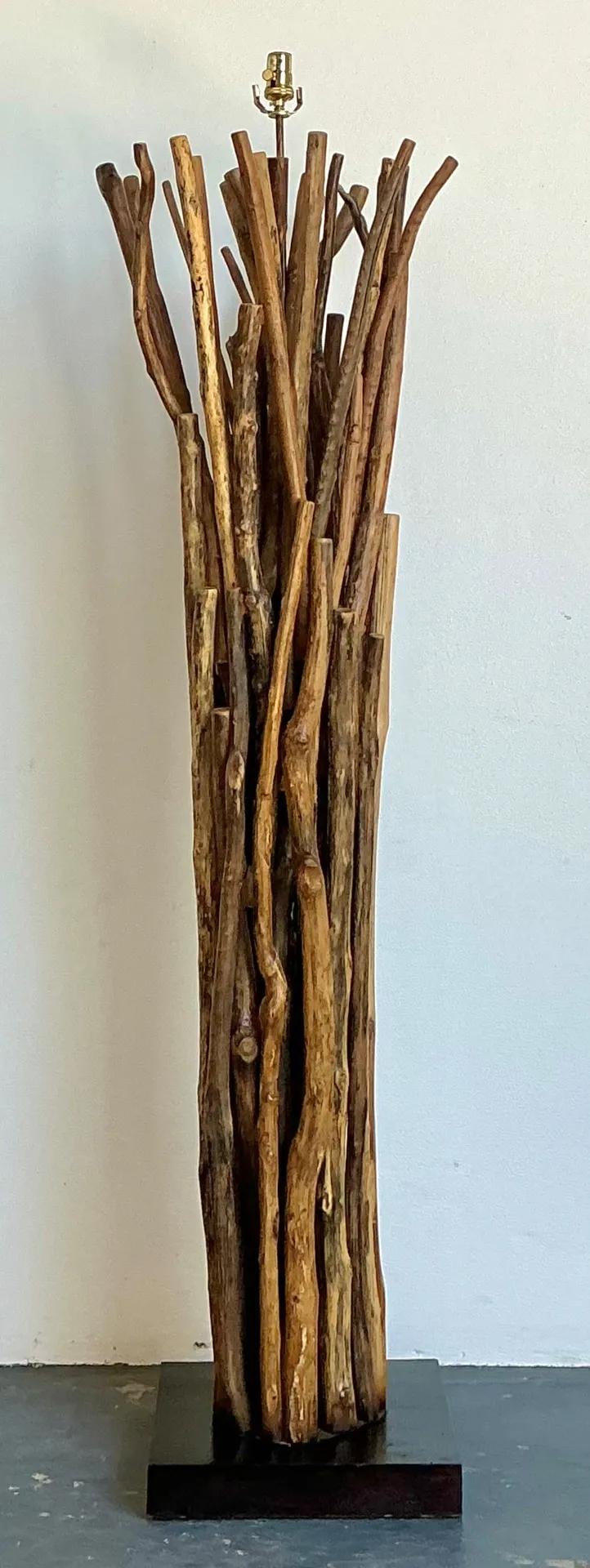 Vintage Palecek Natural Branch Floor Lamp — additional photo 3