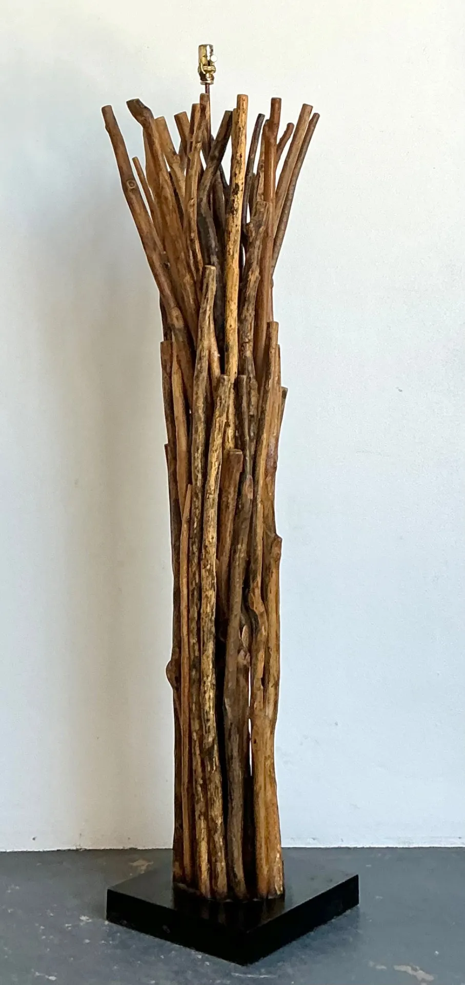 Vintage Palecek Natural Branch Floor Lamp — additional photo 6