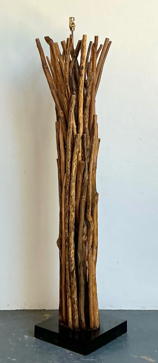 Vintage Palecek Natural Branch Floor Lamp — additional photo 8