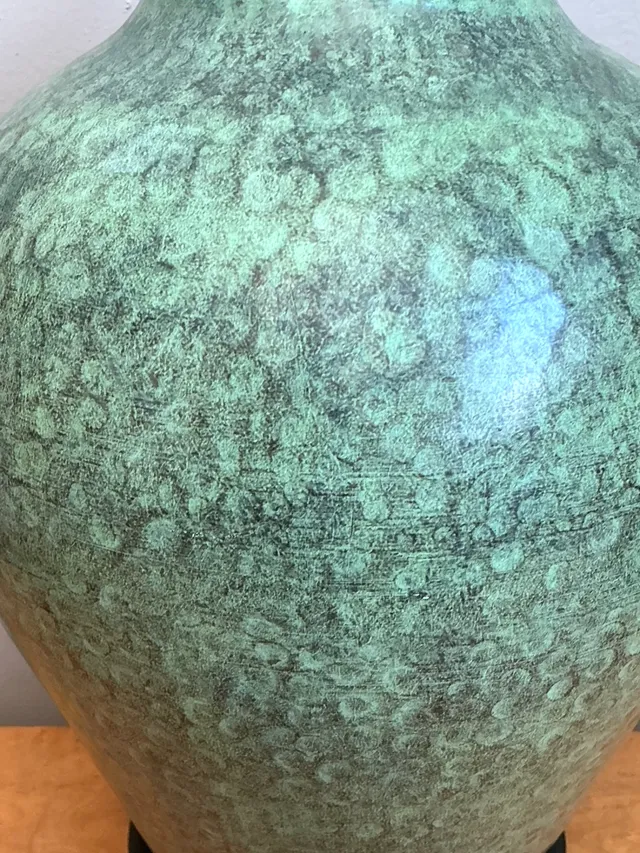 Vintage Hammered Metal Lamp — additional photo 4