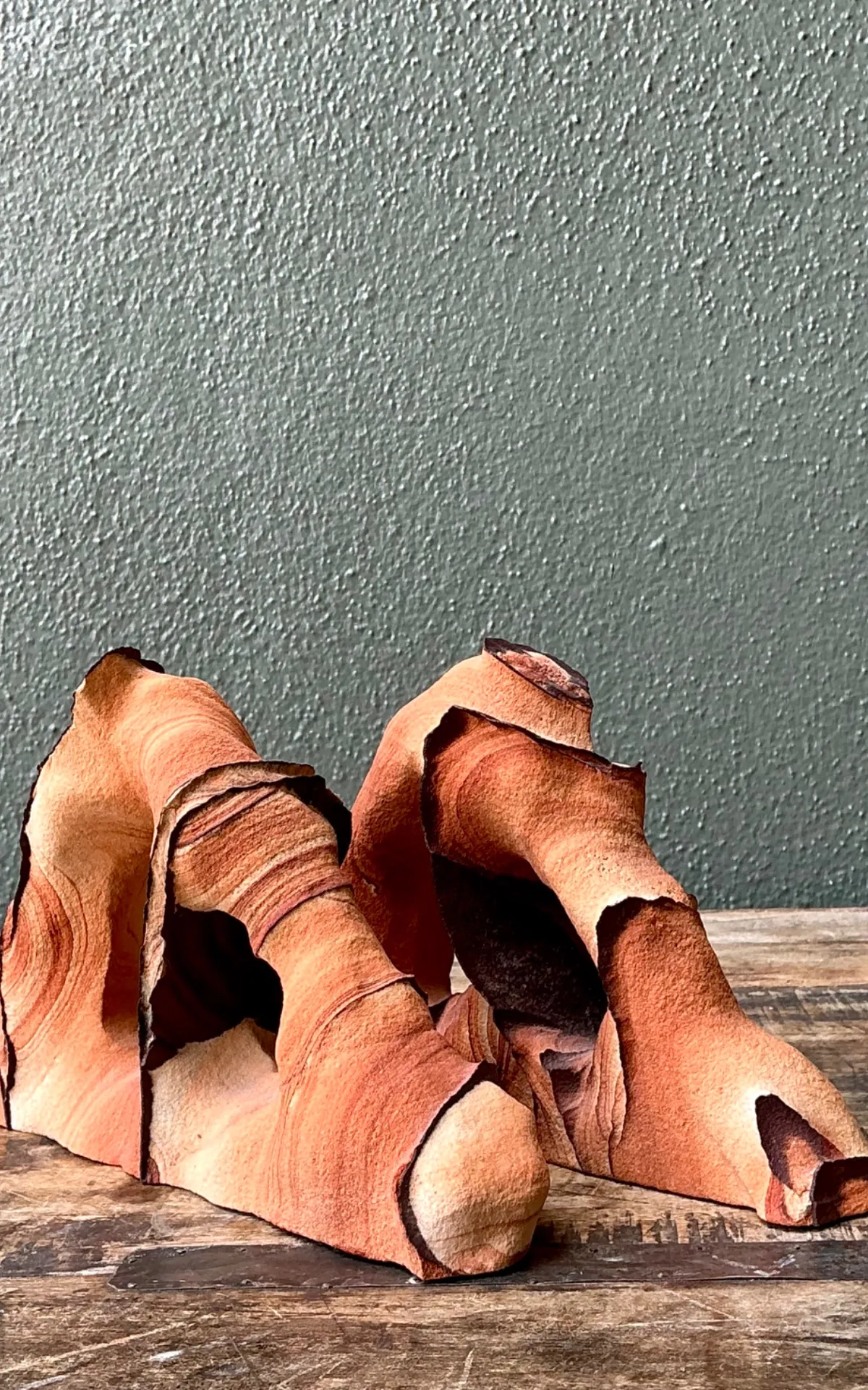 Vintage Natural Form Ceramic Bookends — additional photo 6