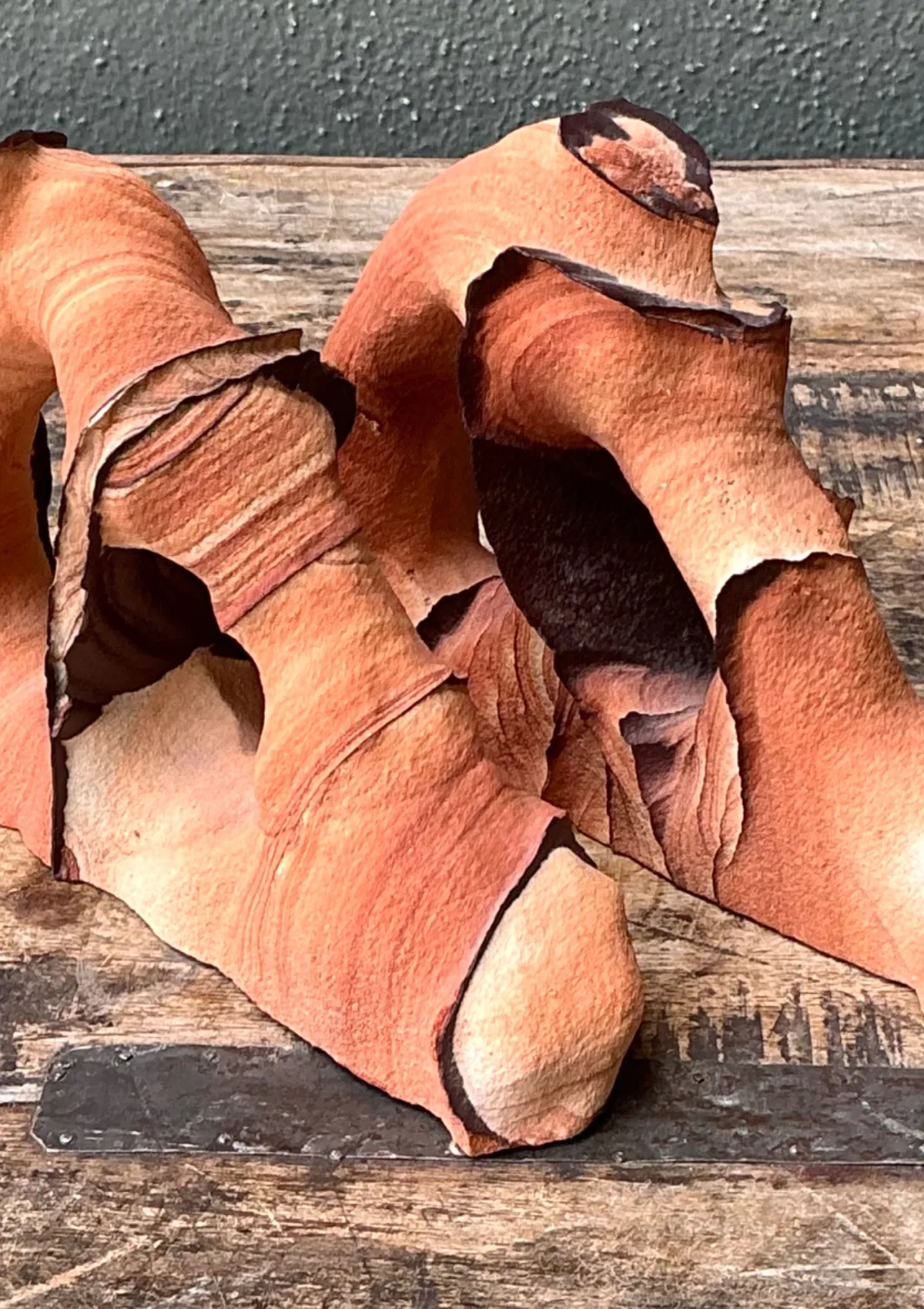 Vintage Natural Form Ceramic Bookends — additional photo 4