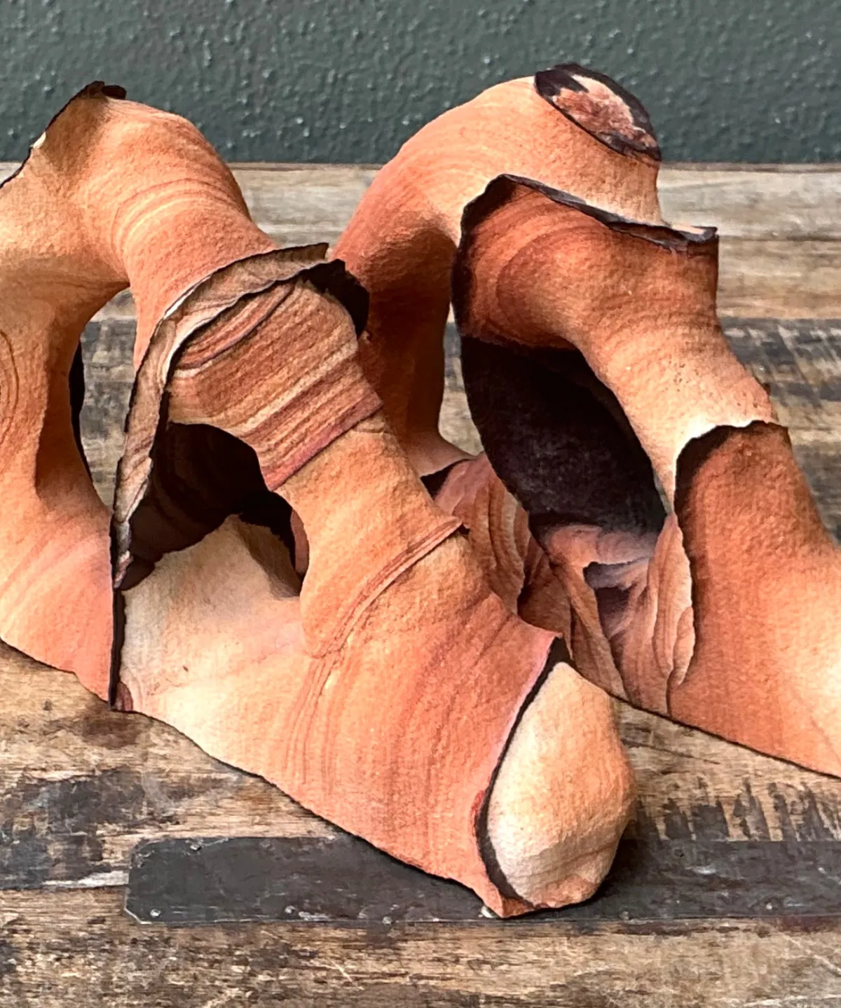 Vintage Natural Form Ceramic Bookends — additional photo 5