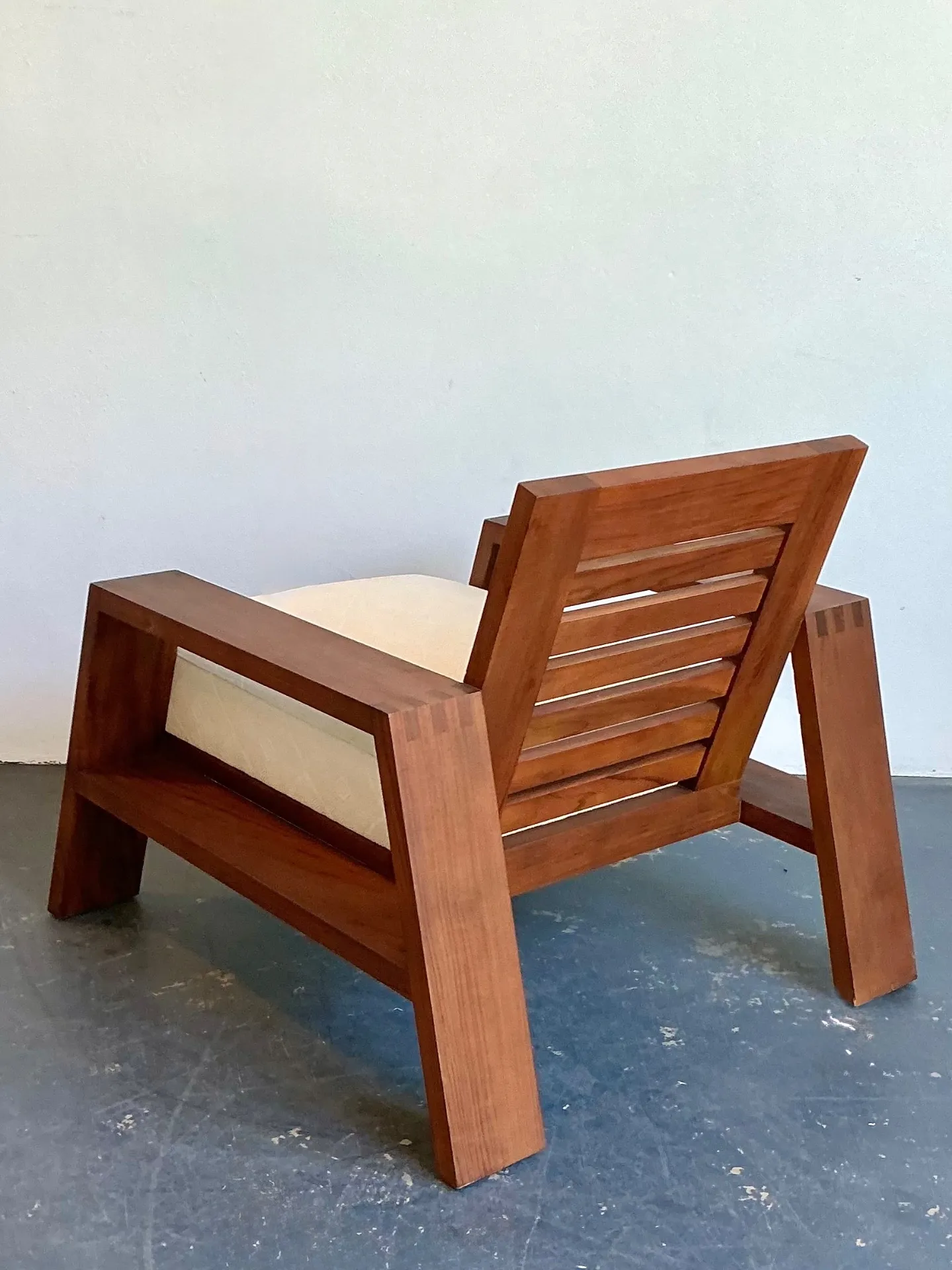 Vintage Ralph Lauren “Modern Desert” Wood Club Chair — additional photo 4