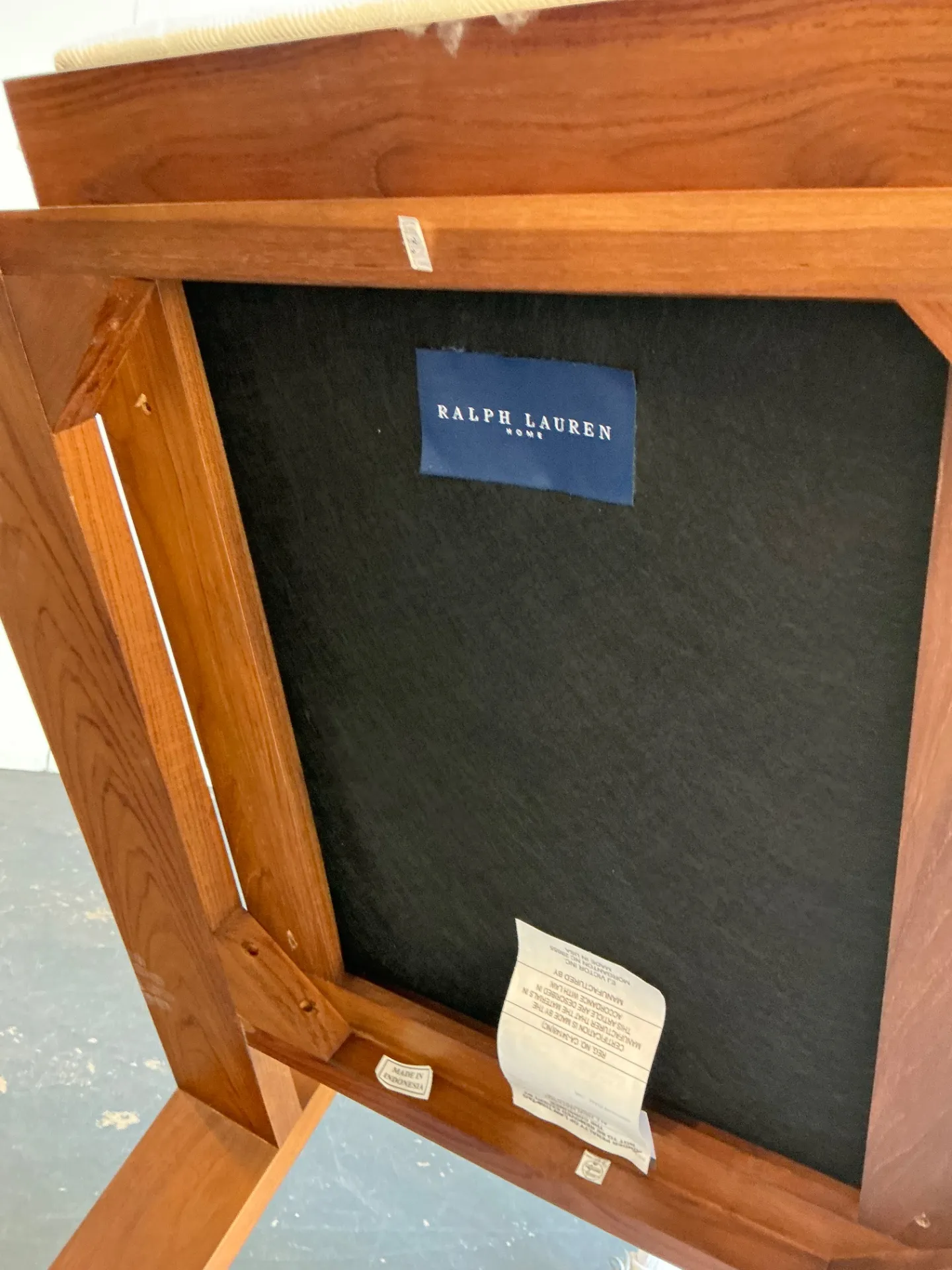 Vintage Ralph Lauren “Modern Desert” Wood Club Chair — additional photo 2
