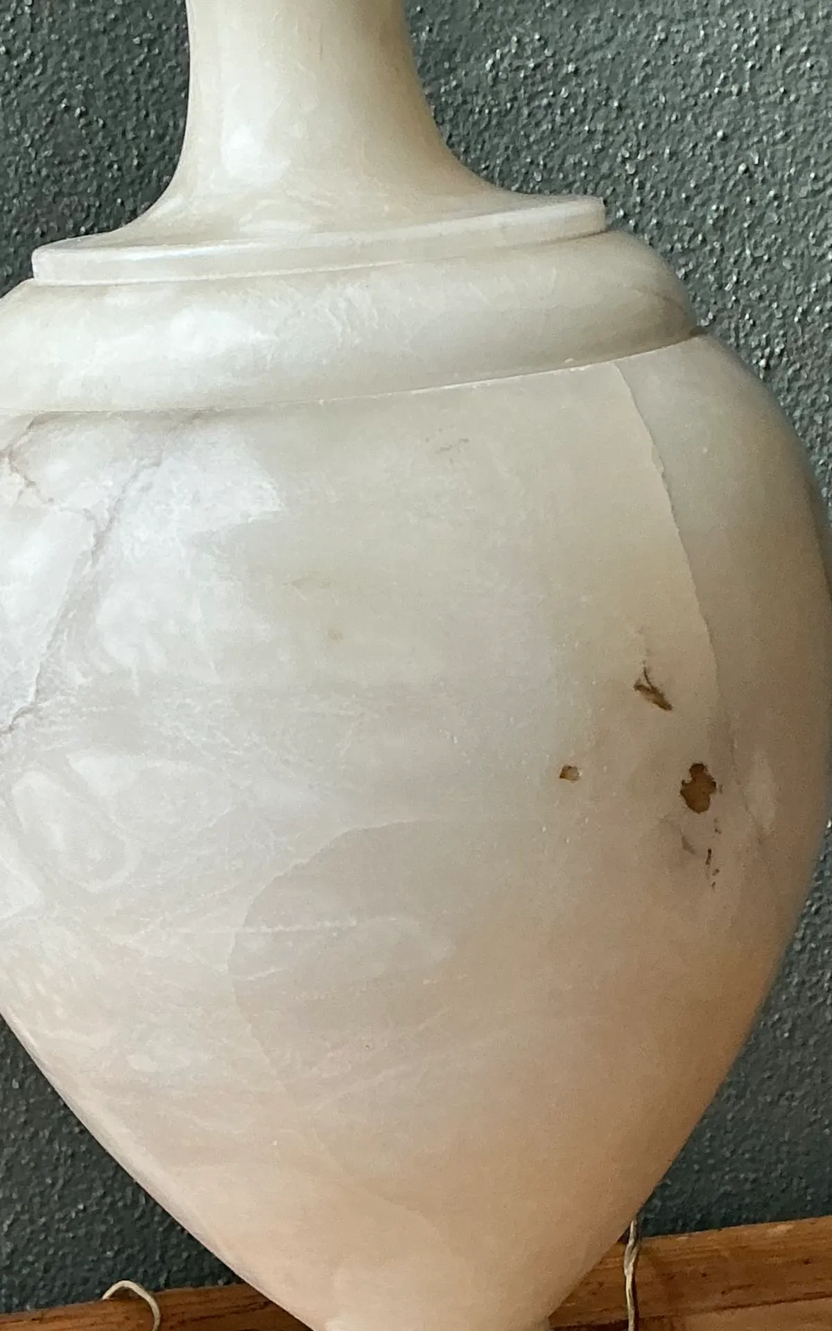 Vintage Alabaster Urn Form Lamps — additional photo 8