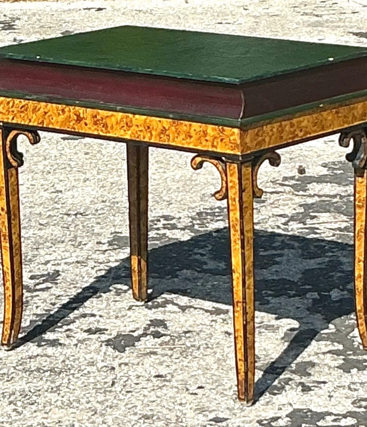 Vintage Regency Giant Book Side Table - Bottom view