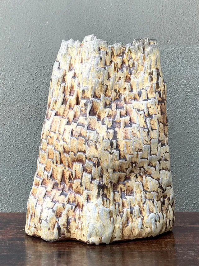 Handcrafted Textured Ceramic Vase — additional photo 8
