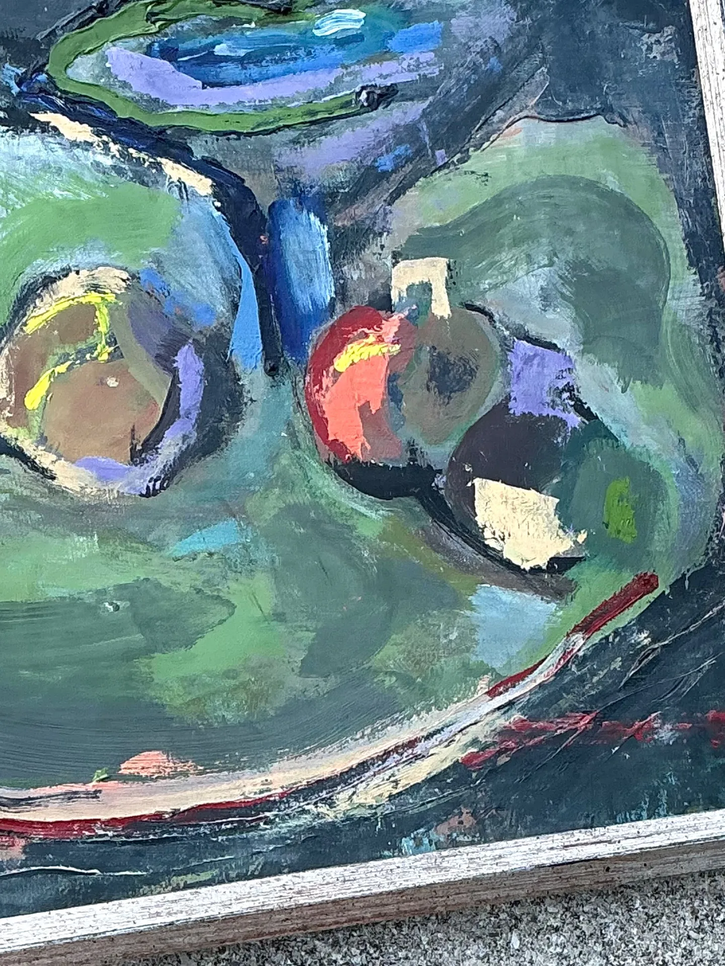 Vintage Framed Abstract Still Life — additional photo 1