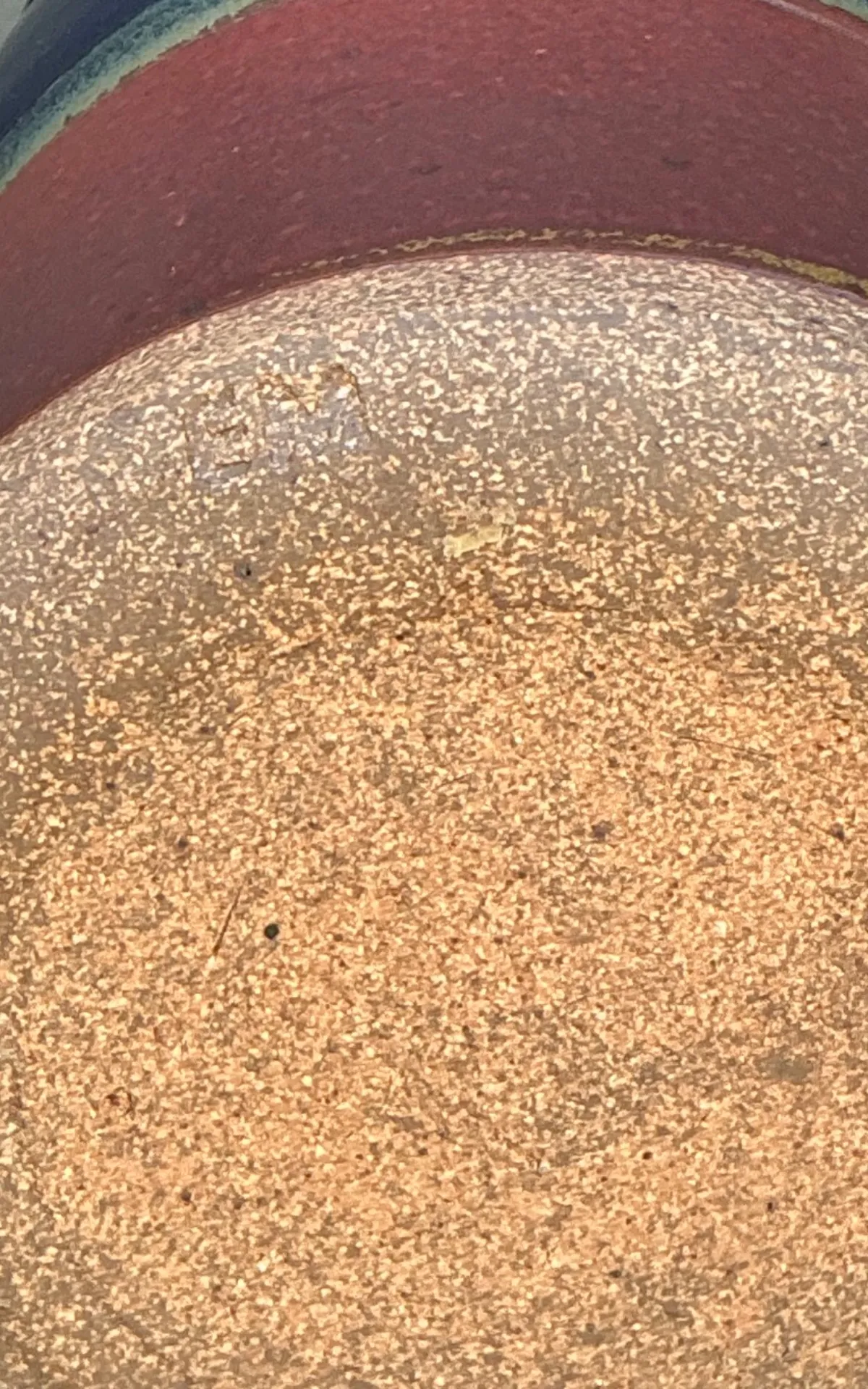 Handcrafted Two-Tone Ceramic Vase — additional photo 2