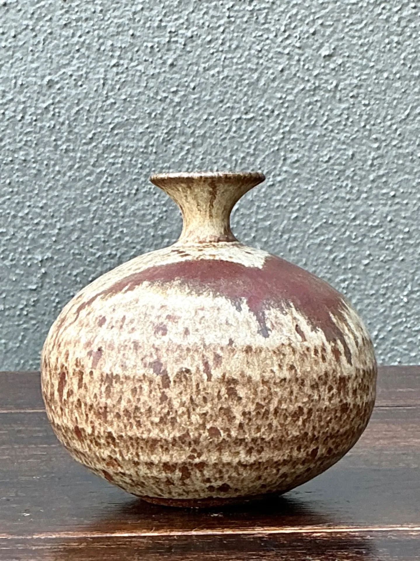 Handcrafted Earth-Tone Ceramic Vase — additional photo 4