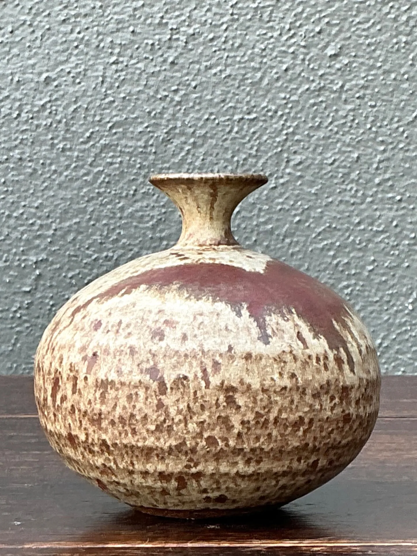 Handcrafted Earth-Tone Ceramic Vase — additional photo 6