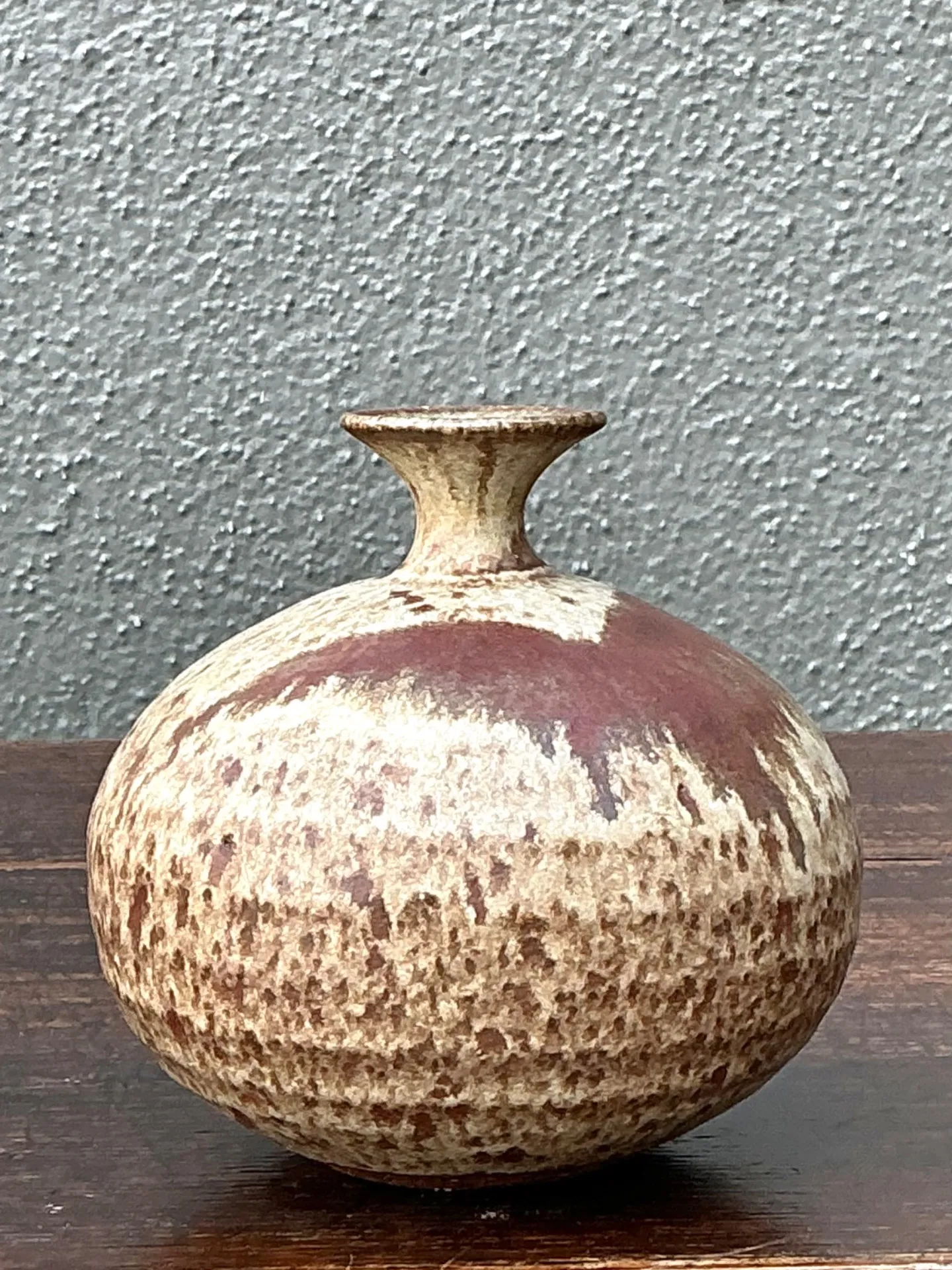 Handcrafted Earth-Tone Ceramic Vase — additional photo 5
