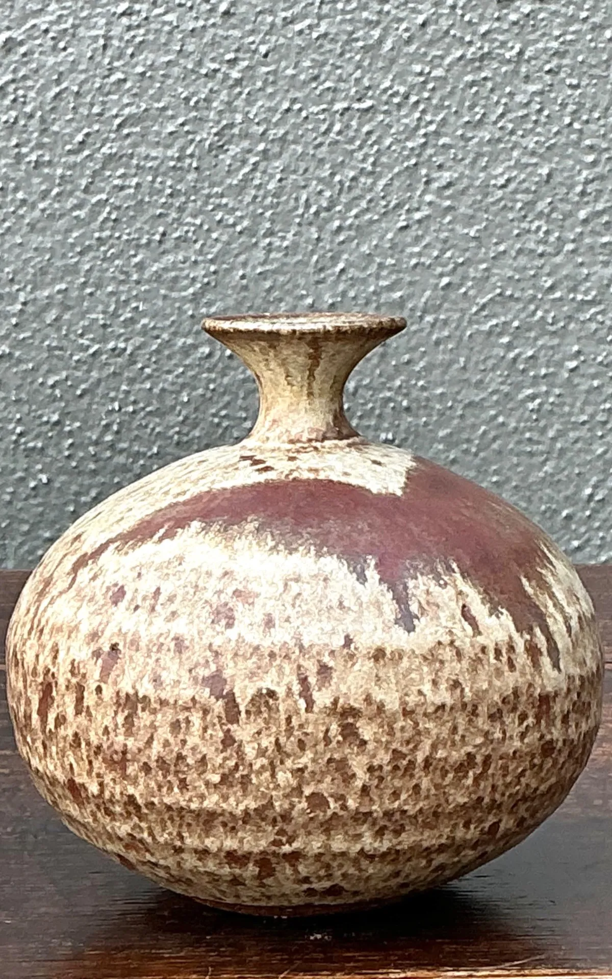 Handcrafted Earth-Tone Ceramic Vase — additional photo 5
