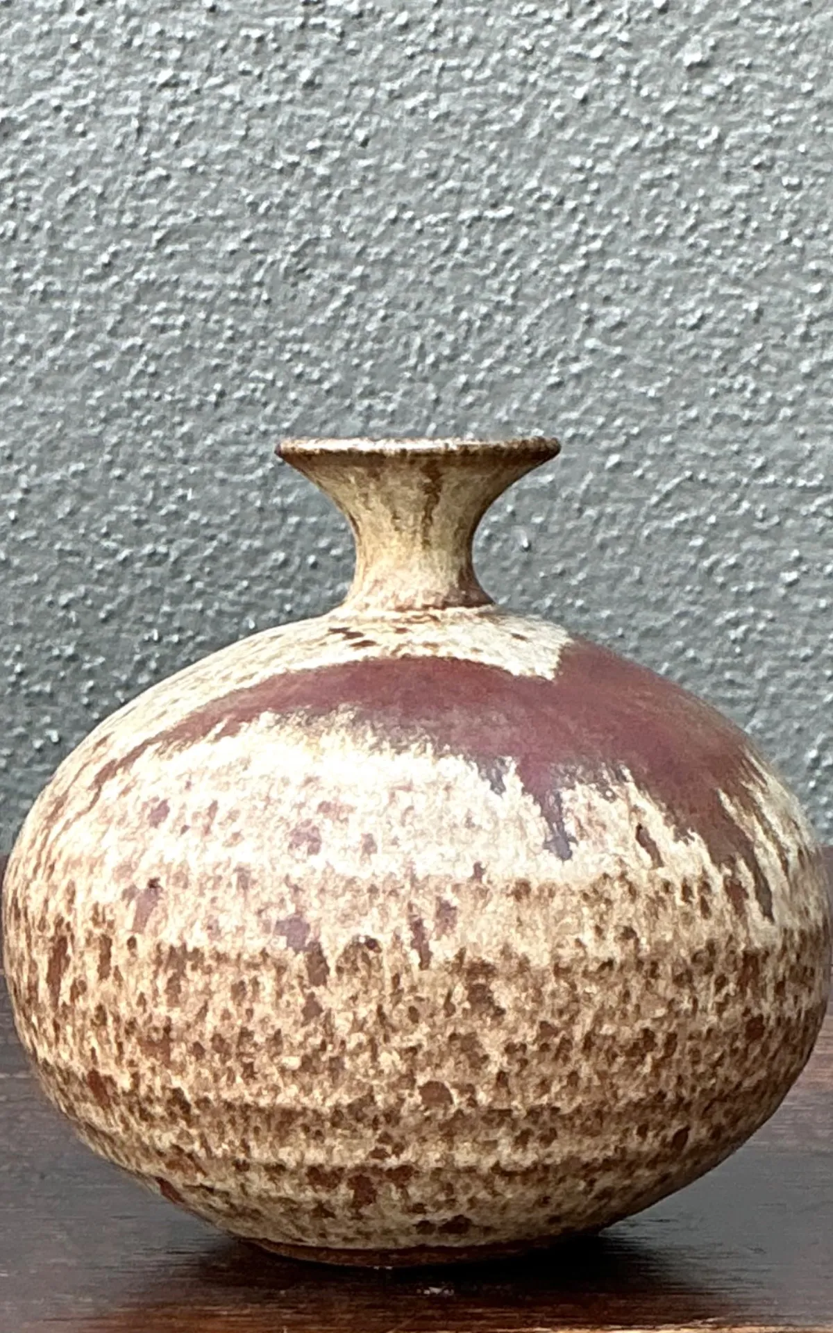 Handcrafted Earth-Tone Ceramic Vase — additional photo 8