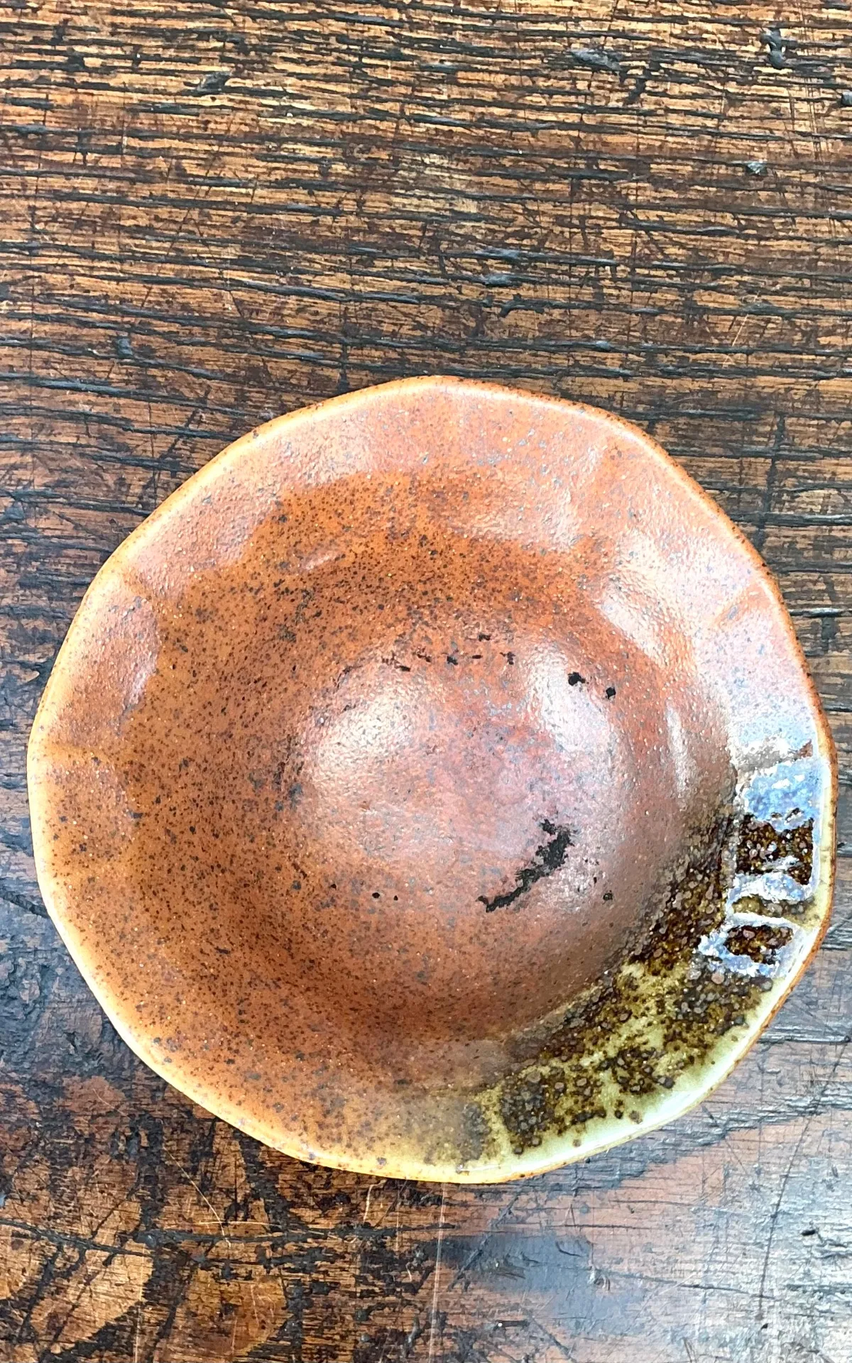 Vintage Textured Ceramic Bowl — additional photo 8