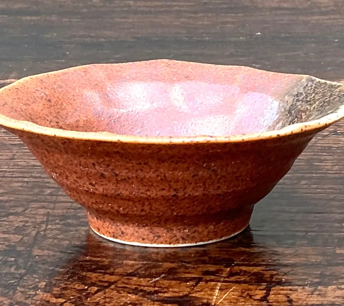 Vintage Textured Ceramic Bowl — additional photo 5