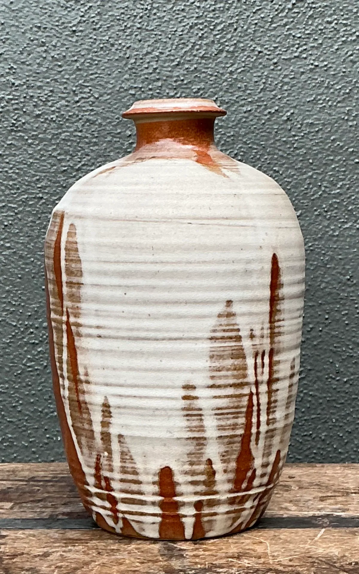 Vintage Abstract Ceramic Vessel