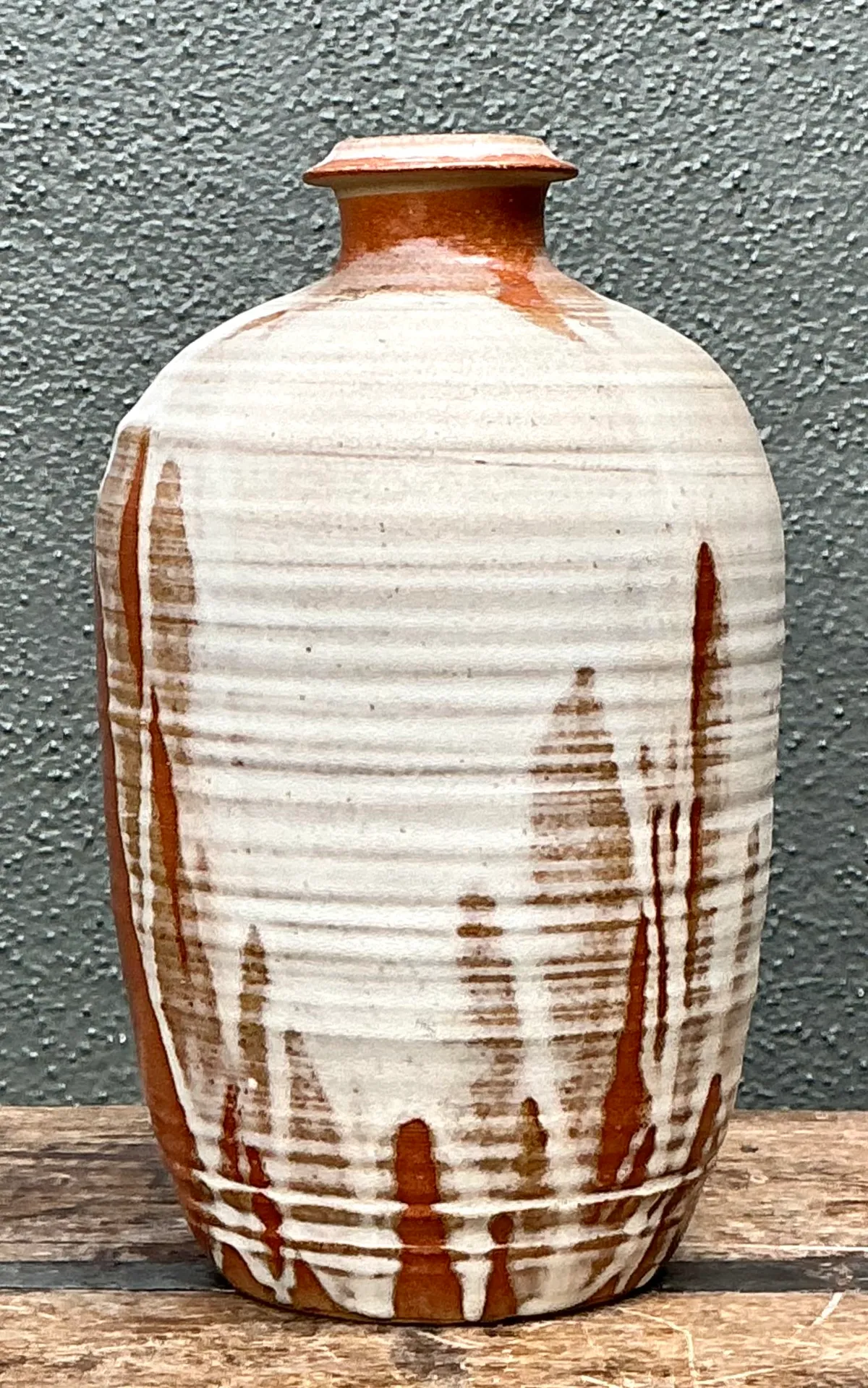 Vintage Abstract Ceramic Vessel — additional photo 3
