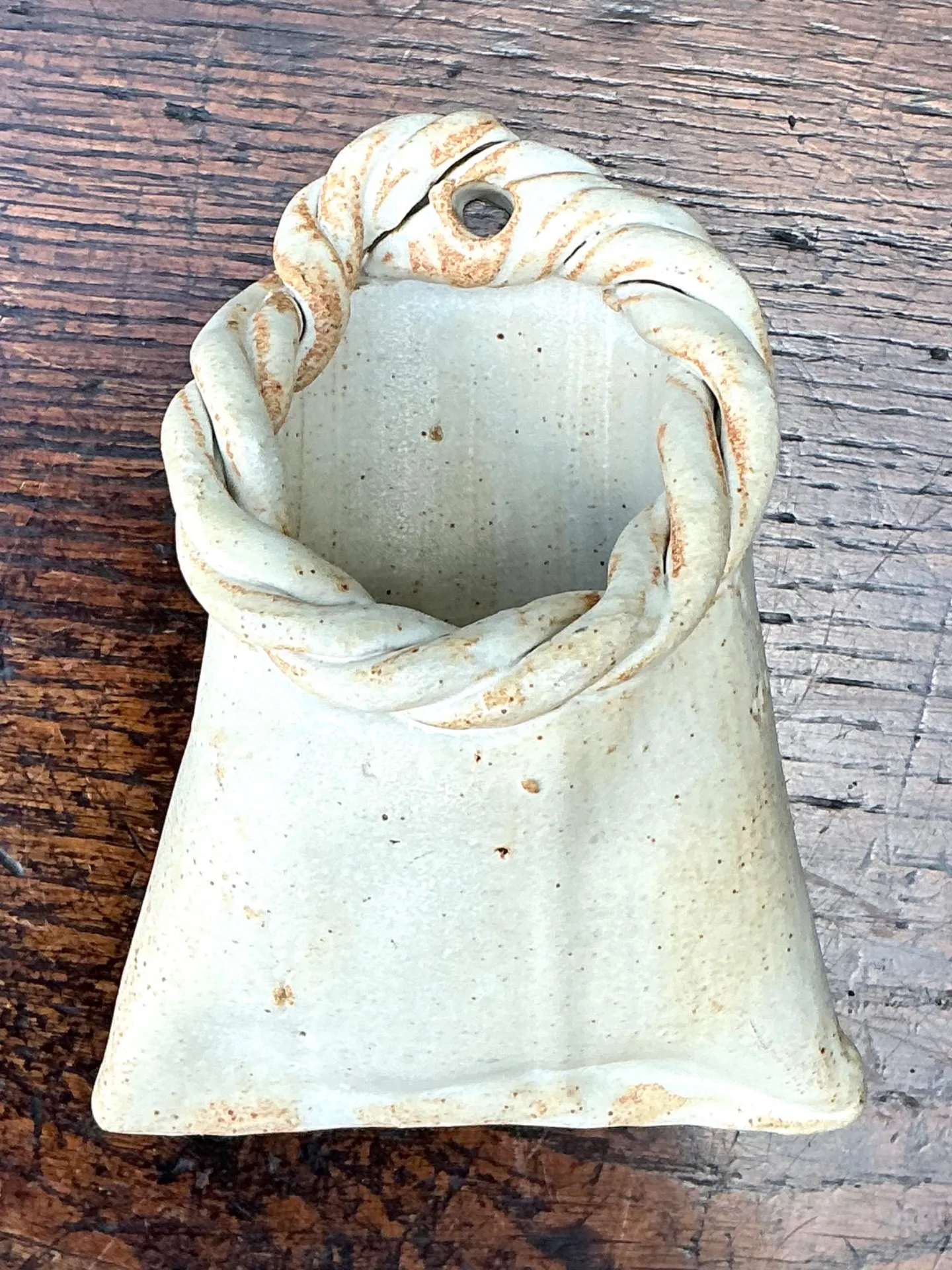 Tracy Signed Ceramic Wall Pocket — additional photo 4
