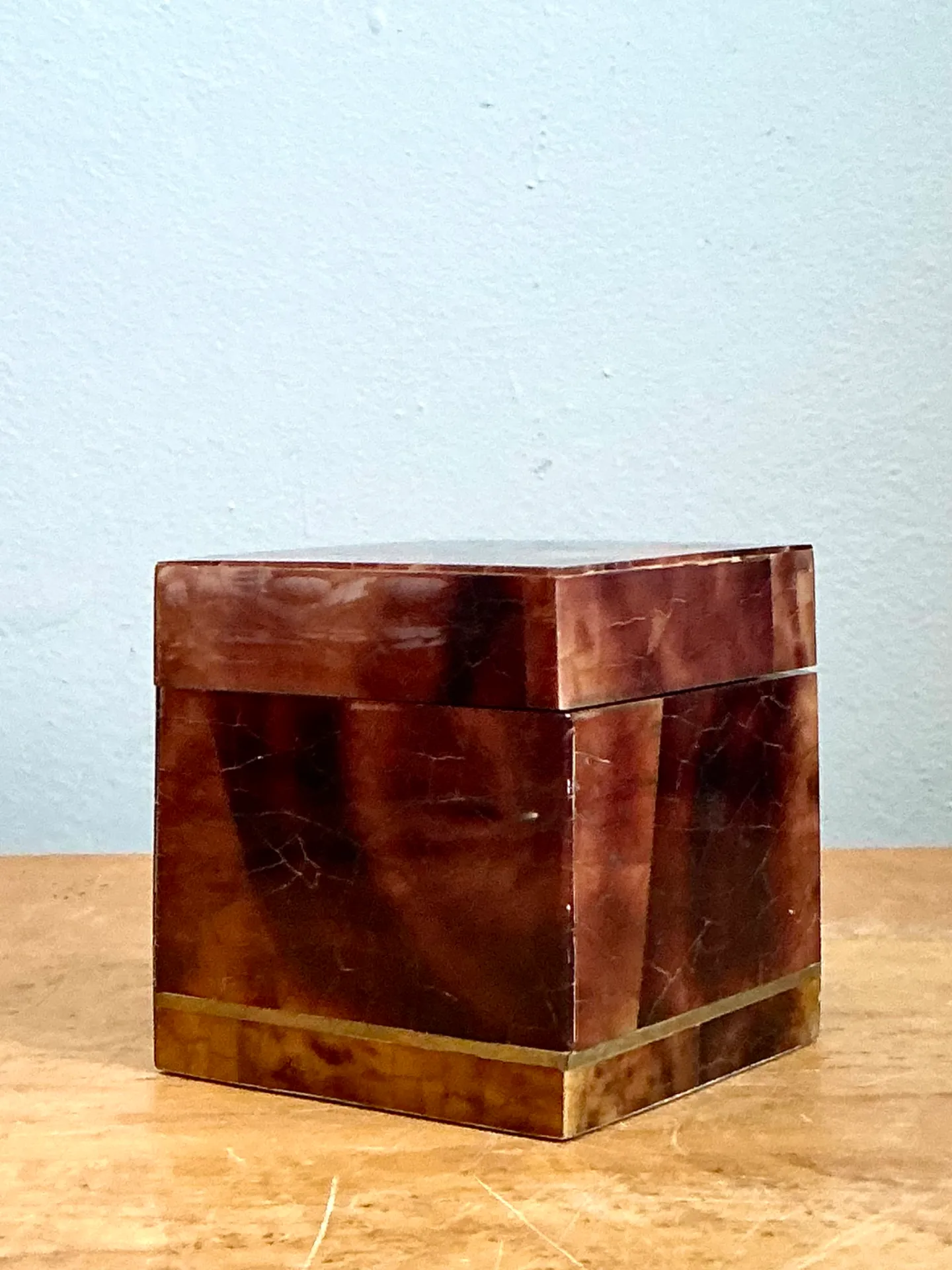Vintage Lacquered Horn Accent Box — additional photo 4