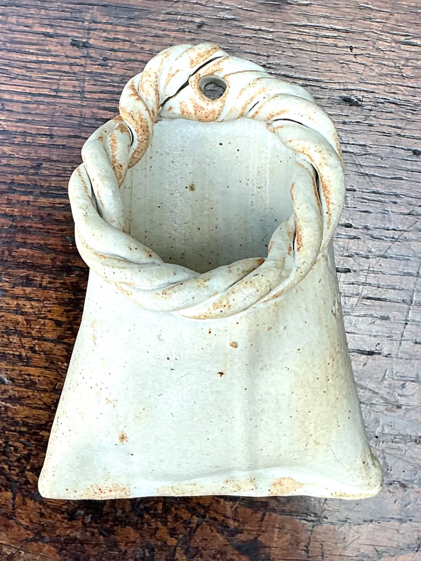 Tracy Signed Ceramic Wall Pocket — additional photo 2
