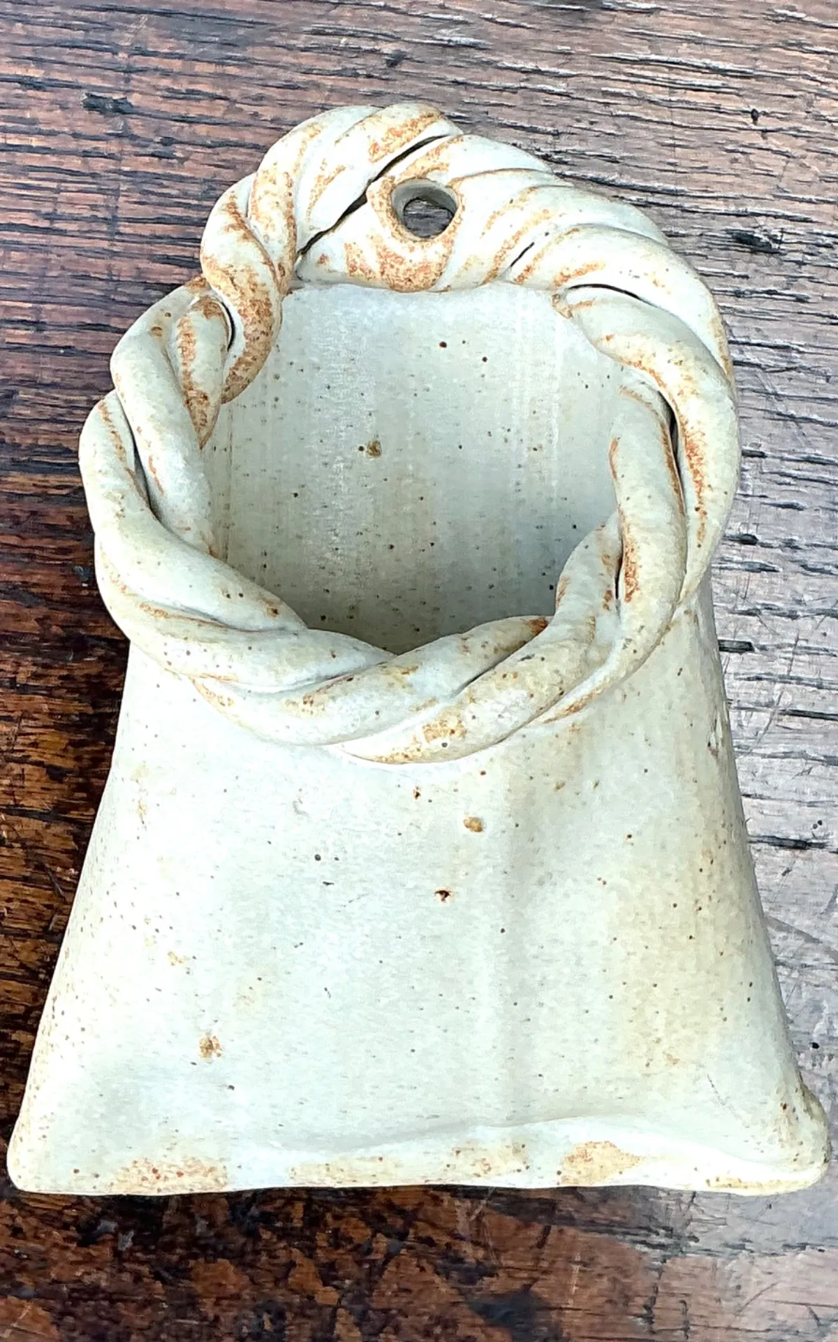 Tracy Signed Ceramic Wall Pocket — additional photo 2