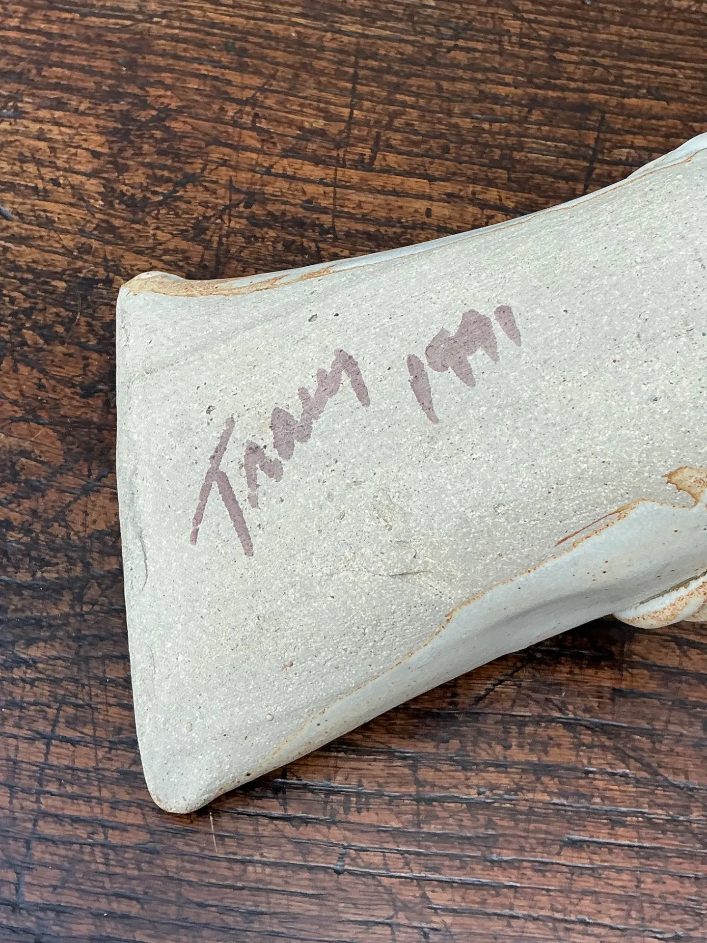 Tracy Signed Ceramic Wall Pocket — additional photo 1