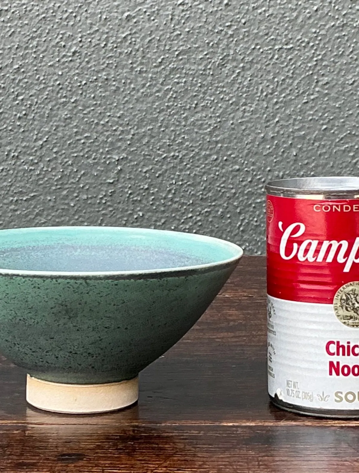 Handcrafted Speckled Green Ceramic Bowl