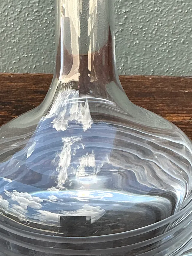 Vintage Glass Decanter with Stopper — additional photo 6