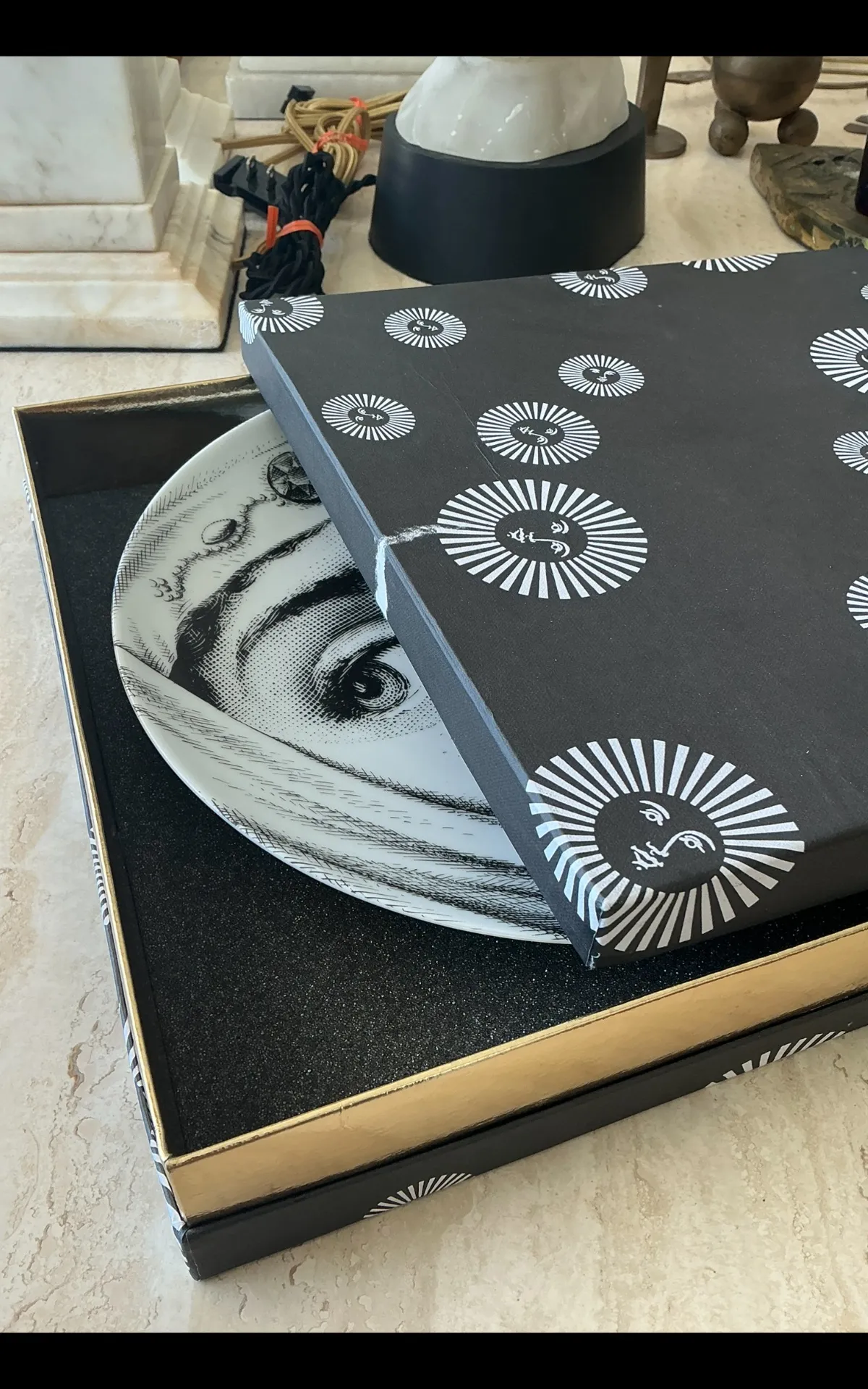 Vintage Fornasetti Teme E Variazioni Face Plate