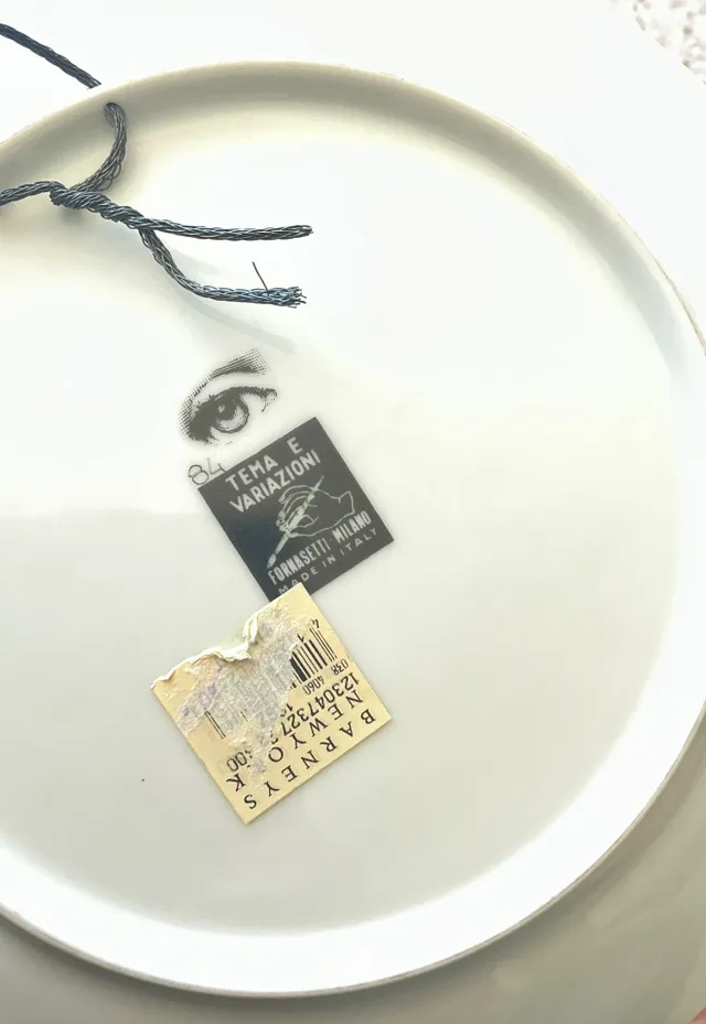 Vintage Fornasetti Teme E Variazioni Face Plate — additional photo 2