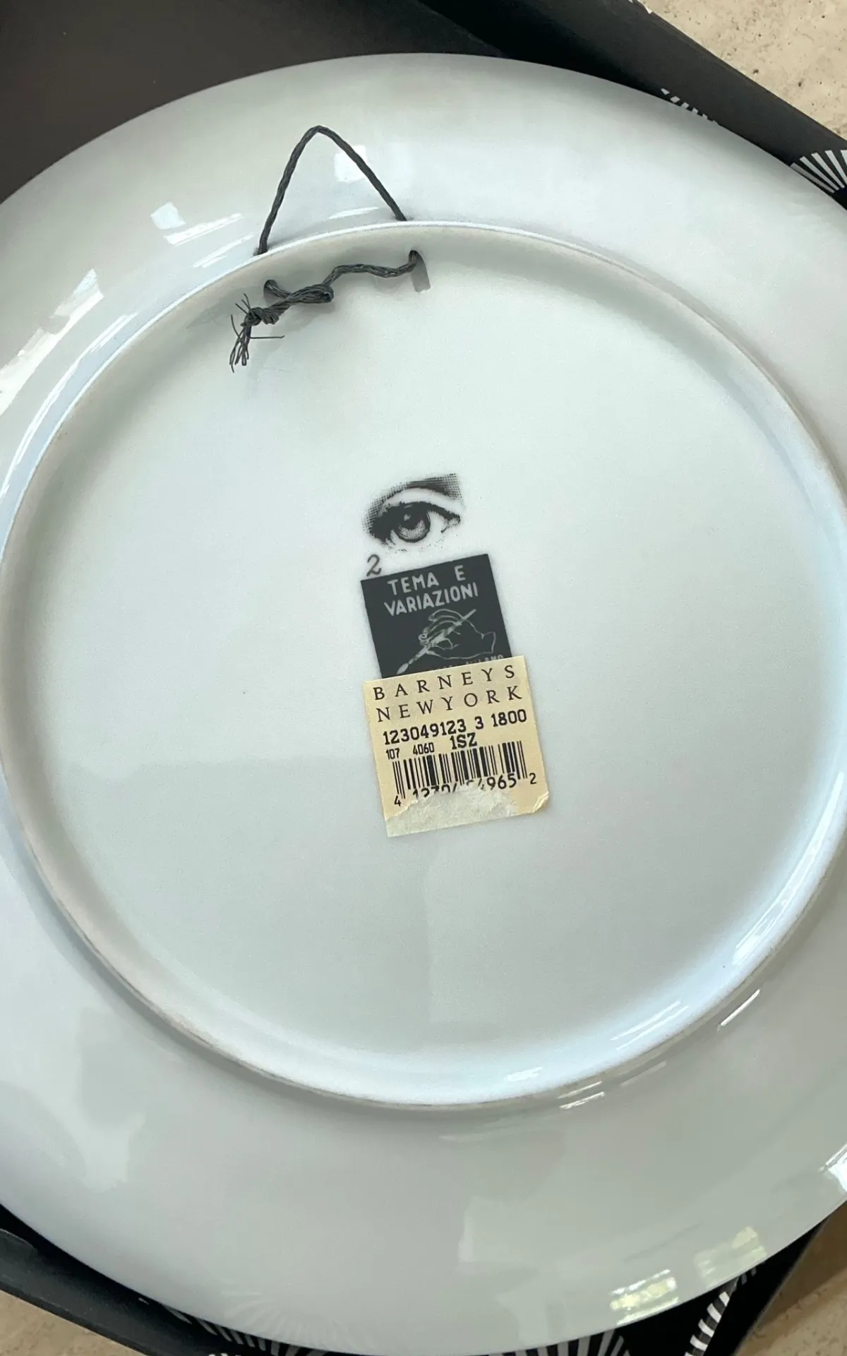 Vintage Fornasetti Tema e Variazioni Plate — additional photo 2