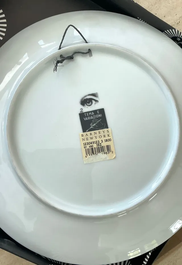 Vintage Fornasetti Tema e Variazioni Plate — additional photo 2